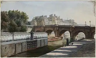 Hermine Waternau: Vue de la Seine au Pont-Neuf