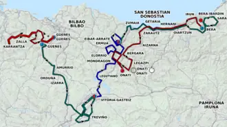 Karte 52. Baskenland-Rundfahrt 2012