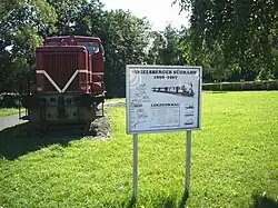 Das Lokdenkmal in Birstein