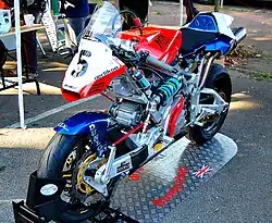 Eine Vyrus die vom Alto Performance Race Team in der Superbike Champion­ship eingesetzt wurde