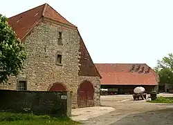 Großräumige Scheunen des Klostergutes