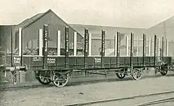 Rungenwagen S 5845 gebaut von Baume & Marpent vor 1905
