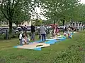 Kinderspiele beim „Boulevard von Kunst und Sport“, 2017.