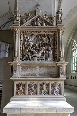Diepenbrock-Wappen am Epitaph des von Bernhard von Münster-Meinhövel im St.-Paulus-Dom in Münster