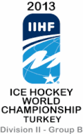 Logo der Weltmeisterschaft der Division II Gruppe B der Herren