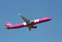 Airbus A321-200 der WOW air
