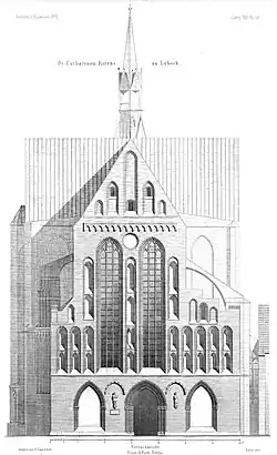 Westansicht von Laspeyres vor 1871