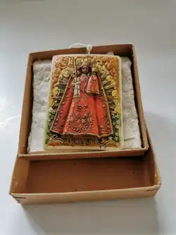 Wachsbild der schwarzen Madonna