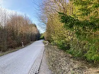 am Wadelsberg mit Staatsstraße