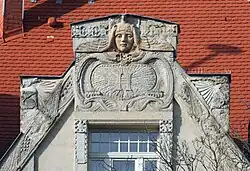 Kopfteil des Eingangsrisalten (2023)