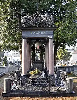 Grab Otto Wagners und seiner Familie auf dem Hietzinger Friedhof