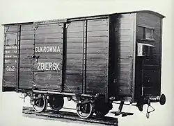Güterwagen der Zuckerfabrik 'Cukrownia Zbiersk'