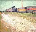 Vincent van Gogh: Wagons de chemin de fer à Arles