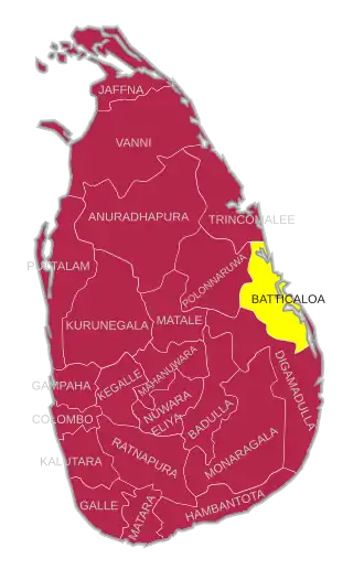 Stimmenstärkste Parteien in den 22 Wahlkreisen: ﻿NPP ﻿ITAK