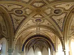 Gesamtsicht Deckenbemalungen