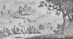 Landhaus von Prinz Friedrich von Thurn und Taxis, 1803.