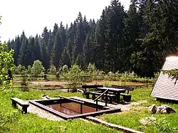 Kneippanlage am alten Mittenwaldfreibad