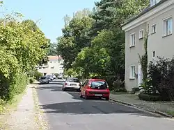 Waldburgweg, vom Essenplatz aus gesehen