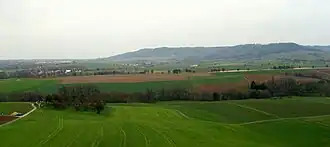 Die Waldenburger Berge aus westlicher Sicht von Öhringen