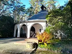 Kapelle Waldfriedhof Kleinmachnow, um 1934 Architekt Erich Dieckmann