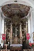 Hauptaltar der Kirche Mariä Schmerzen in Waldkirch