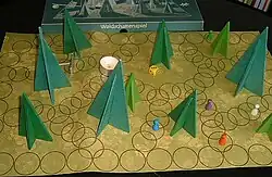 Das Waldschattenspiel lässt sich nur bei Dunkelheit spielen