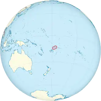 Lage Wallis und Futunas