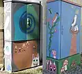 Bemalte Stromkästen der ESWE in Schierstein[13]