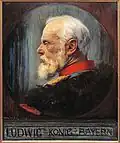 Ludwig III., König von Bayern (Porträt von Walther Firle, Öl auf Malpappe, 1914)