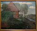 Gemälde einer Moorlandschaft im Raum Worpswede (1908)