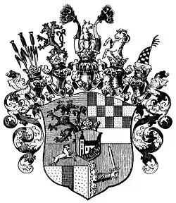 Grafenwappen derer von Walterskirchen, 1907