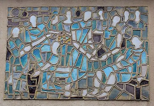 Keramisches Wandbild „Hochzeit zu Kana“