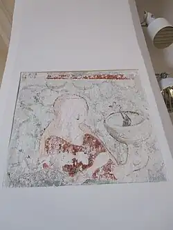 Wandgemälde auf dem Bogen zum Chor