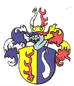 Das Wappen der Familie Rogalla von Bieberstein