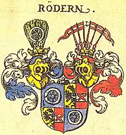 Wappen der schlesischen Freiherren von Roedern