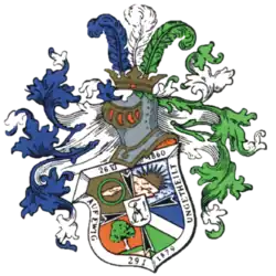 Wappen der Freiburger Burschenschaft Alemannia