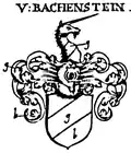 Wappen derer von Bachenstein in Siebmachers Wappenbuch
