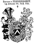 Wappen der Barone von Friesendorf bei Johann Siebmacher