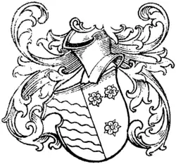 Wappen derer von Billerbeck II im Wappenbuch des Westfälischen Adels