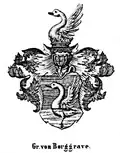 Wappen der „Gr.[afen] von Borggrave“ bei Bernd[10]