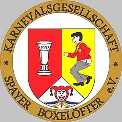 Wappen der Karnevalsgesellschaft Spayer Boxelöfter