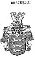 Wappen derer von Brackel bei Siebmacher[8]