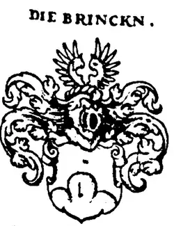 Wappen derer von dem Brincken bei Siebmacher[9]