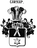 Wappen derer von Carnap in Siebmachers Wappenbuch[12]
