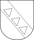 Altes Wappen derer von Bruchsal (de Bruchsella)