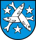 Drei Fische übereinander gekreuzt (Egliswil,&nbsp;CH)