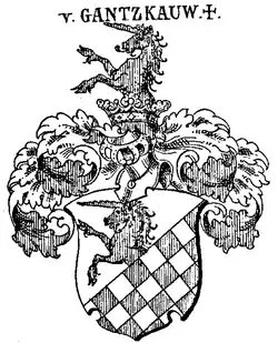 Wappen derer von Gantzkauw in Siebmachers Wappenbuch (1898)
