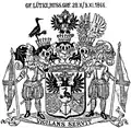 Wappen der Grafen von Lütke (1866) in Siebmachers Wappenbuch