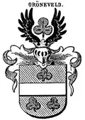 Wappen derer von Gröneveld ín Siebmachers Wappenbuch