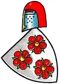 Wappen der Grafen von Hallermund im Wappenbuch des Westfälischen Adels